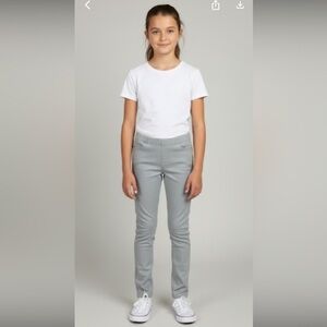 New BCBG Highrise Skinny Limestone Jeggings With Zipper On Legs